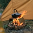 thumbnail image 6 of Windproof Folding Outdoor Stove Stand Adjustable Heights Portable Design for Camping Cooking 304Stainless Steel Texture, 6 of 8