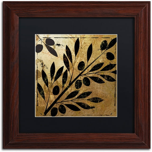 Trademark Fine Art "Bellissima II" Canvas Art by Color Bakery Black Matte, Wood Frame