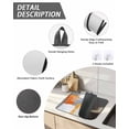 thumbnail image 3 of Stove Top Covers for Electric Stove, Burnt Orange Grey Kitchen Glass Ceramic Electric Cooktop Covers 24"x21", Modern Oil Painted Geometric Abstract HeatResistant Oven/Countertop/Dishwasher Protector, 3 of 3