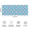 thumbnail image 3 of Blue Cartoon Unicorn Heart Pattern Bathroom Rugs Mat,Non Slip Microfiber Bathroom Rug,Rubber Backing,Soft Bathroom Mats for Bathroom Floor,Tub and Shower,60x24in(150x60cm), 3 of 5