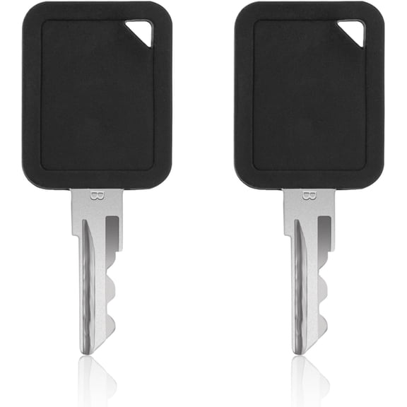 ABCISI  2 Pack 2pcs Golf Cart Keys for Club Car 1B, Plastic & Metal Golf Cart Ignition Key Parts Replacement 105068002, Precision Cut Practical Buggy Accessories