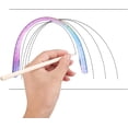 thumbnail image 4 of Huayishang Règle Flexible 12 Pouces pour Enfants Règle en Plastique Flexible pour Étudiants École, 4 of 8