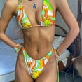 thumbnail image 4 of Bikini sexy Traje de baño dividido para mujer Bikini de piscina de playa de verano, 4 of 6