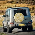 thumbnail image 3 of Haiem Spare Tire Cover , Wheel Cover with Cute Bee Gnomes printed, Camper Spare Tire Cover Fit for Jeep Wrangler Rv SUV Truck Travel Trailer-17 inch, 3 of 8
