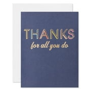 American Greetings Thank You Stationery with Envelopes, For All You Do (10-Count)