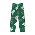 thumbnail image 4 of Balery Men'S Gingerbread Snowman Cookies Pants,Sleepwear Pants,Pajama Pants,Pj Bottoms Drawstring And Pockets-Small, 4 of 9