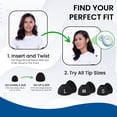 thumbnail image 3 of Hweilai Noise-cancelling earplugs for sleep, 3 of 4