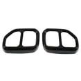 thumbnail image 1 of BOROCO Embellecedor De La Cubierta Del Tubo De Escape, 2 Uds., Negro Brillante, Cubierta Del Tubo De Escape Trasero Del Coche, Accesorios Exteriores De Acero Inoxidable, Repuesto Para X3 X4, 1 of 14
