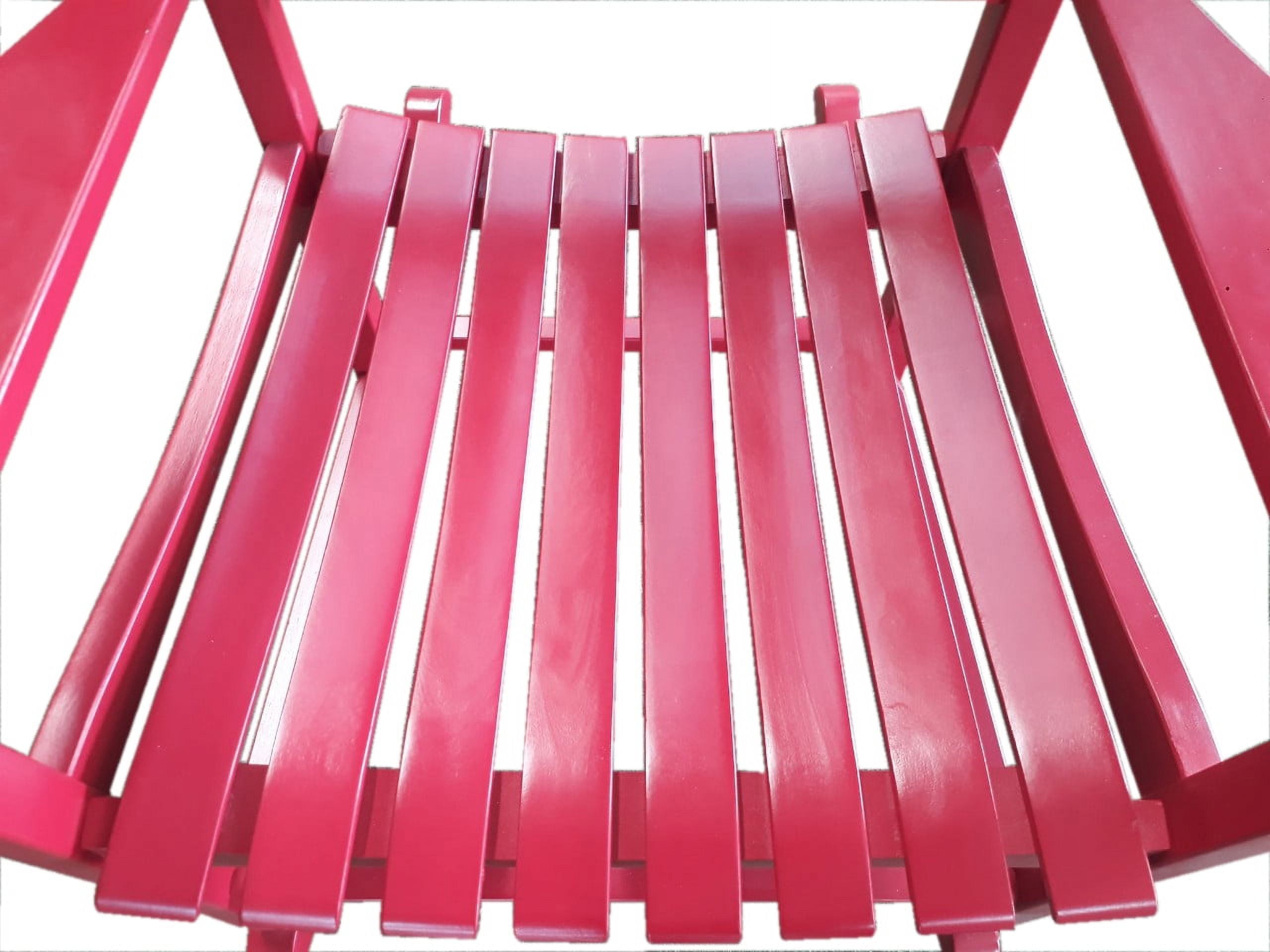 Mainstays Outdoor Wood Porch Rocking Chair, Red