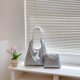 thumbnail image 1 of Bolso Mujer Casual Pack Gran Capacidad Compras Ocio Outdoor Plata, 1 of 8