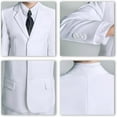 thumbnail image 5 of Lycody Boys Formal Suits Slim Fit 5 Piece Kids Suit Jacket Pants Set with Dress Shirt and Tie for Wedding Prom, 5 of 6