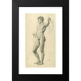 thumbnail image 2 of Gustav Klimt 10x14 Black Modern Framed Museum Art Print Titled - Male Academy, 2 of 5