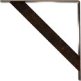 thumbnail image 4 of Ekena Millwork 2"W x 18"D x 18"H Traditional Steel Bracket, Antiqued Bronze, 4 of 13
