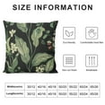 thumbnail image 5 of Nawypu  Throw Pillow Cover Lily Valley Fern Floral Buds Leaves Stems Hand Drawn Wildflower Spring Plant Square Pillow Case Cushion Cover for Home Car Decorative, 5 of 5