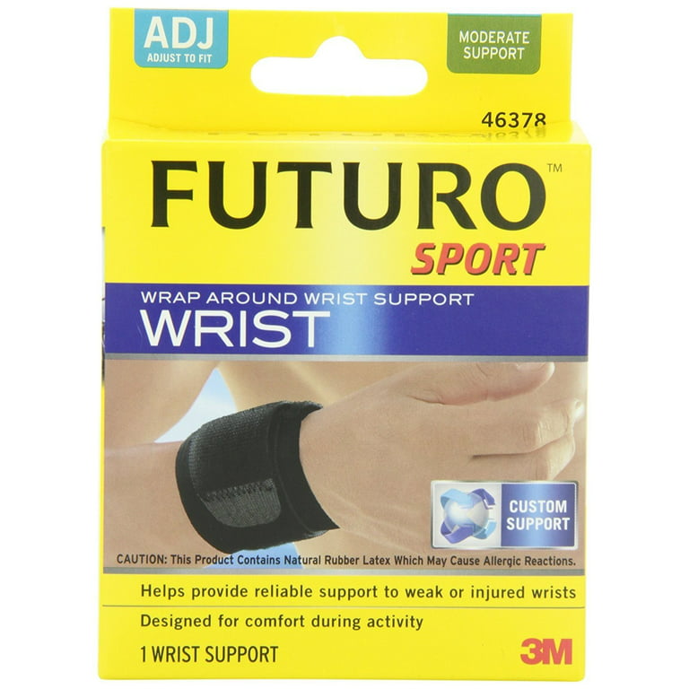 Futuro Wrap Around Wrist Support Adjust To Fit Black - Each, 1 Count - Pay  Less Super Markets