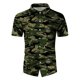 thumbnail image 2 of Camisas De Vestir Para Hombre Slim Fit Camisa a la para hombre, ocio, playa, hawaiano, manga corta, Top estampado, camiseta holgada de playa de verano (Camouflage, XXL), 2 of 5