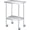 18x24 inch With wheels, variant on 24 x 18 Inch Stainless Steel Work Table with Wheels - Mobile Prep Station with Adjustable Undershelf for Commercial Applications