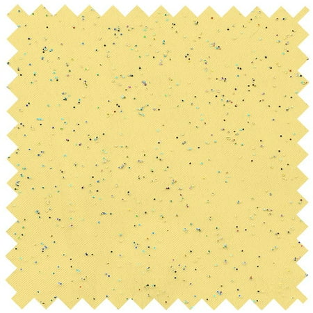 Organdy Stars Gold Fabric, 1 Yard