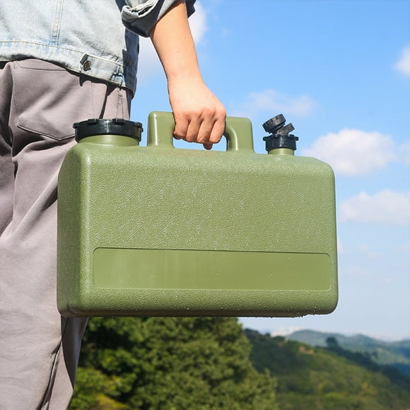 Contenedor de agua de 20 l, dispensador de agua a prueba de fugas, jarra de gran capacidad para coche, camping.