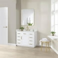 thumbnail image 3 of Gavino 42" Wood Vanity in White with Composite Stone Top with Mirror, 3 of 11