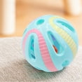 thumbnail image 2 of Pelota de plástico interactiva para gato, juguete divertido con sonido, suministros para mascotas, 2 of 5