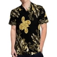 thumbnail image 4 of High Quality Hawaiian Shirts for Men Short Sleeve Aloha Beach Shirt Floral Summer Casual Button Down Shirts Blouses DWXBML, 4 of 7