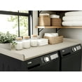 thumbnail image 5 of Kaboon Washer Dryer Countertop with Edge Rails, 27.5" x 54", Beige Leather, 5 of 6