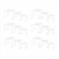 thumbnail image 3 of 6 Pack Acrylic Riser Display Stands Clear Plexiglass 3", 4", 5" High Square Retail Store Tabletop Showcase Platforms for Products and Merchandise by Marketing Holders, 3 of 4