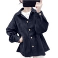 thumbnail image 5 of FDGIU Women's Lapel Collar Button Down Oversized Shacket, Long Sleeve Twill Cargo Jacket with Multi Patch Pockets for Spring Fall Outdoor Daily Layering, 5 of 7
