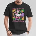 thumbnail image 2 of Sorry I'm Late, I Was Dilly Dallying T-Shirt, Boho Floral Goose Mama Tee, Fun and Relaxed Shirt for Moms, Perfect for Those Who Love a Touch of Humor and Bohemian Style, 2 of 3