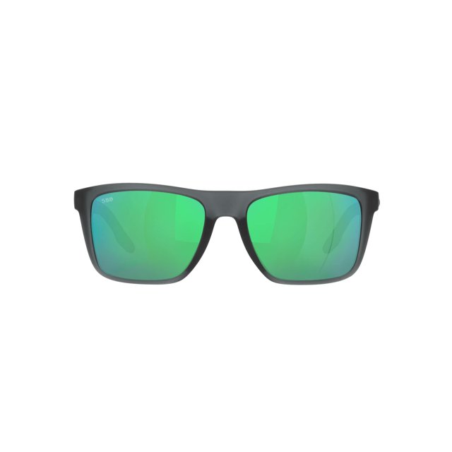 Costa Del Mar Man Sunglasses Gray Crystal Frame, Green Mirror Lenses, 55MM