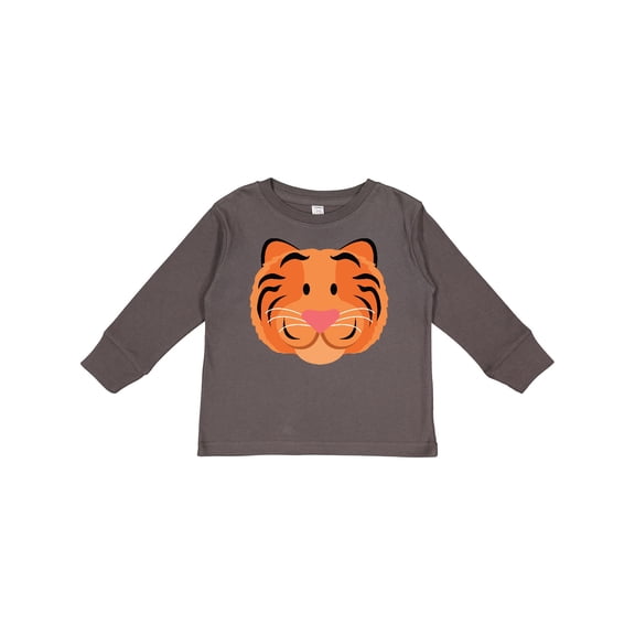 Inktastic Tiger Face Boys or Girls Long Sleeve Toddler T-Shirt