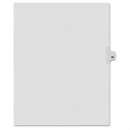 Kleer-Fax Legal Exhibit Numbered Index Dividers -KLF82286