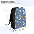 thumbnail image 4 of Fotbe Chicken Family Travel Laptop Backpack, Business Slim Sturdy Laptops Backpack, Water Resistant College School Computer Bag Gift for Men & Women Fits 15.6 Inch Notebook, 4 of 8
