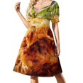 thumbnail image 1 of Vestido Lasaña de Manga Corta vestidos mujer vestidos de verano para ocasiones formales Ropa, 1 of 7