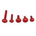thumbnail image 2 of 177Pcs Colorful Motorcycle Fairing Bolts Kit M5 M6 Motorcycle Windshield Screws Replacement for Suzuki GSXR600 GSXR750 Red, 2 of 4