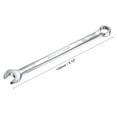 thumbnail image 2 of Unique Bargains 10mm Combination Wrench with Offset Box End and Angled Open End, Metric Mirror-Chrome Plated High Carbon Steel, 2 of 5
