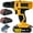 body+battery*2, variant on Cordless Impact Drill&Electric Screwdriver 3-in-1 Combo-Multi-Function Rechargeable Hand Drill with Driver/Drilling/Hammer Modes, Essential for Home Toolkits
