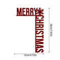 thumbnail image 3 of Binwennn Christmas Metal Crafts Door Corner & Lintel . Styles: Xmas Tree & Reindeer Wall Decal for Textu Wall Small 3d Letters Stickers Easy Removable Wall Stickers Board Stickers for Wall Classroom, 3 of 4