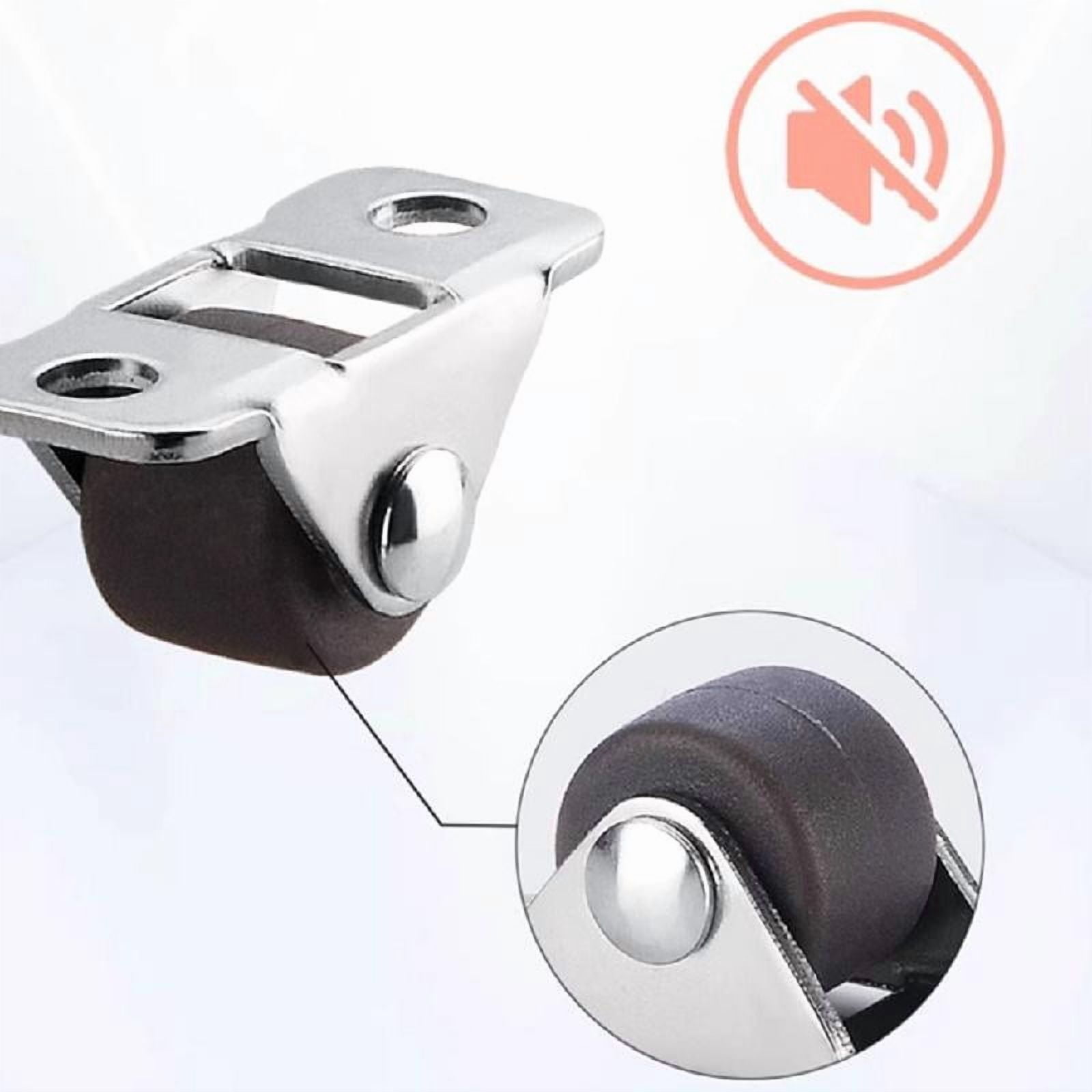 4pcs Small Furniture Casters Rubber Wheel Floor Protections for Easy Movement Of Small Furniture