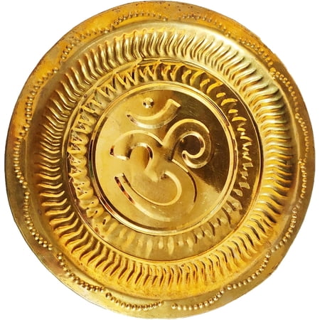 PARIJAT HANDICRAFT Brass Pooja Plates Thali for Diwali Gifts