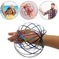thumbnail image 1 of Magic Ring Game for Kids Arm Bracelet Kinetic Spiral Flow Ring Spring Toy - 3D, 1 of 4