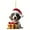 A, variant on Christmas Decoration Christmas Dog Christmas Christmas Tree Pendant Acrylic Car/ Christmas Ornament A