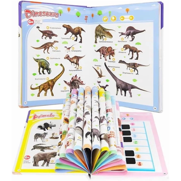 Libro Parlante Interactivo Para Aprender Inglés – Más De 470 Palabras Y 21 Temas, Juguete Educativo Con Sonidos En Inglés Americano Para Niños Desde 3 Años