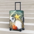 thumbnail image 4 of Salouo Seashell On The Beach Pattern Travel Dust-proof Suitcase Cover, Softside Suitcase Protector Luggage Cover Protector for 18-32inch ,Not Included Suitcase, 4 of 8