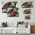 thumbnail image 4 of Designart Old Vintage Car At The Barn Canvas Wall Art, 4 of 5