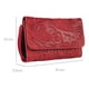 thumbnail image 4 of Cartera Monedero Mujer Cuero Cierre Mediana Flor Grabado, 4 of 7