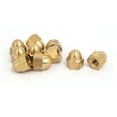 thumbnail image 5 of 10pcs M6 Female Thread Nut DIN1587 Dome Cap Head Hex Brass Tone, 5 of 5