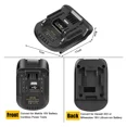 thumbnail image 7 of USB Battery Adapter for Dewalt 20V/Milwaukee 18V Convert to Makita 18V Tool, 7 of 7