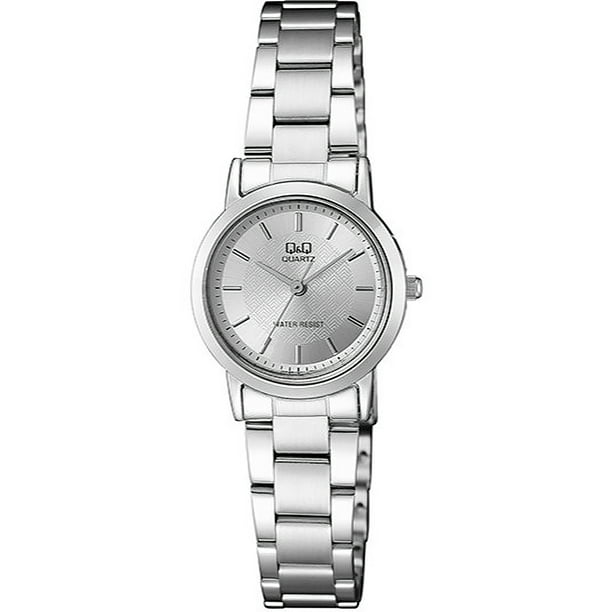 Dama Reloj Q&q Mujer Plateado Reloj Q&Q Q&Q Mujer Plata Casual